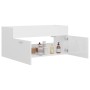 Mobile Lavabo Bianco Lucido 100x38,5x46 cm in Legno Multistrato