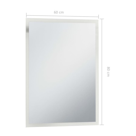 Specchio da Parete a LED per Bagno 60x80 cm