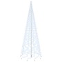 Albero di Natale con Puntale Bianco Freddo 3000 LED 800 cm