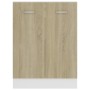 Armadio Inferiore Rovere Sonoma 60x46x81,5 cm Legno Multistrato