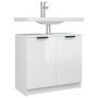 Mobile da Bagno Bianco Lucido 64,5x33,5x59 cm Legno Multistrato