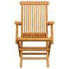 Sedie da Giardino con Cuscini Tortora 6 pz Legno Massello Teak