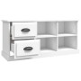 Mobile Porta TV Bianco 102x35,5x47,5 cm in Legno Multistrato