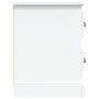 Mobile Porta TV Bianco 102x35,5x47,5 cm in Legno Multistrato