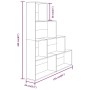 Libreria Rovere Marrone 155x24x160 cm