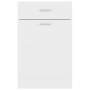 Armadio con Cassetto Bianco 50x46x81,5 cm in Legno Multistrato