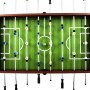 Tavolo Calcio Balilla in Acciaio 140x74,5x87,5 cm Marrone