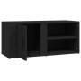 Mobili Porta TV 2 pz Nero 80x31,5x36 cm in Legno Multistrato