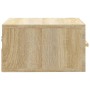 Comodini a Muro 2 pz Rovere Sonoma 35x35x20 cm