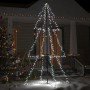 Albero di Natale a Cono 300 LED per Interni Esterni 120x220 cm