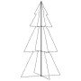 Albero di Natale a Cono 300 LED per Interni Esterni 120x220 cm