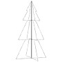 Albero di Natale a Cono 300 LED per Interni Esterni 120x220 cm