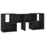 Mobile TV Nero 104x30x52 cm in Legno Multistrato