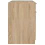 Scrivania Rovere Sonoma 100x50x75 cm in Legno Multistrato