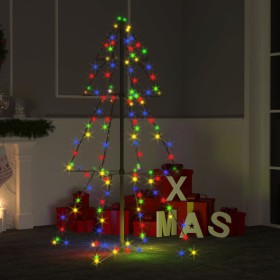 Albero di Natale a Cono 160 LED per Interni Esterni 78x120 cm