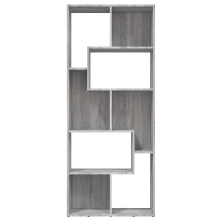 Libreria Grigio Sonoma 67x24x161 cm in Legno Ingegnerizzato