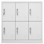 Armadietto con Chiave Grigio Chiaro 90x45x92,5 cm in Acciaio