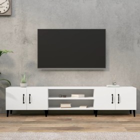 Mobile Porta TV Bianco 180x31,5x40 cm in Legno Multistrato