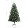 Albero di Natale con Pigne Verde 195 cm PVC e PE