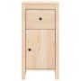 Credenze 2 pz 40x35x80 cm in Legno Massello di Pino