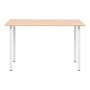Tavolo da Pranzo 120x60x73 cm Rovere e Bianco