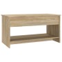 Tavolino Salotto Rovere Sonoma 102x50x52,5 cm Legno Multistrato