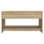 Tavolino Salotto Rovere Sonoma 102x50x52,5 cm Legno Multistrato