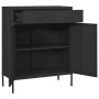 Armadietto Antracite 80x35x101,5 cm in Acciaio