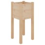 Fioriere da Giardino 2 pz 31x31x70 cm in Legno Massello di Pino
