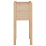 Fioriere da Giardino 2 pz 31x31x70 cm in Legno Massello di Pino