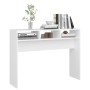 Tavolino Consolle Bianco 105x30x80 cm in Legno Multistrato