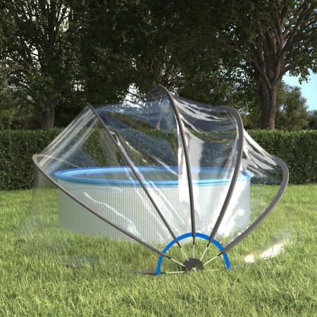 Cupola per Piscina Rotonda 406x203 cm PVC