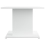 Tavolino da Salotto Bianco 55,5x55,5x40 cm in Truciolato