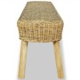 Panca da Ingresso 110x35x45 cm in Rattan Naturale