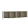 Libreria/Mobile TV Rovere Sonoma 143x30x36 cm