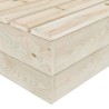 Set Divani da Giardino su Pallet 6 pz con Cuscini Legno Abete