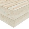 Set Divani da Giardino su Pallet 7 pz con Cuscini Legno Abete