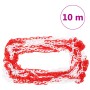 Set Segnaletica Coni Stradali e Catena da 10 m Rosso Bianco