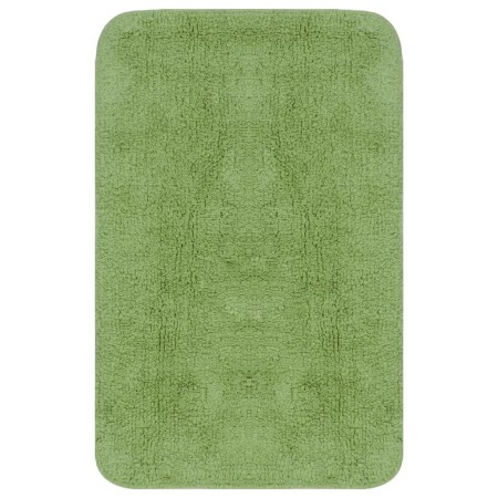 Set Tappetini per Bagno 2 pz in Tessuto Verde