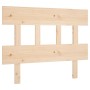 Testiera per Letto 93,5x3x81 cm in Legno Massello di Pino