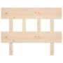 Testiera per Letto 93,5x3x81 cm in Legno Massello di Pino