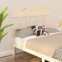Testiera per Letto 93,5x3x81 cm in Legno Massello di Pino