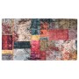 Tappeto Lavabile Patchwork 190x300 cm Multicolore Antiscivolo