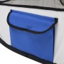 Box per Cani Pieghevole con Borsa Trasporto Blu 110x110x58 cm