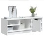 Mobile Porta TV Bianco 102x35,5x36,5 cm in Legno Multistrato