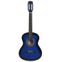 Chitarra Classica per Principianti e Bambini Blu 3/4 36"