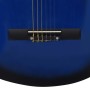 Chitarra Classica per Principianti e Bambini Blu 3/4 36"