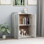 Credenza Bianco Lucido 60x30x75 cm in Legno Multistrato