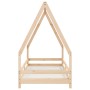 Giroletto per Bambini 90x200 cm in Legno Massello di Pino