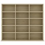 Armadietto CD Rovere Sonoma 102x23x89,5 cm in Legno Multistrato